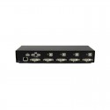 4 Port USB DVI KVM Switch with DDM Fast Switching Technology and Cables