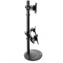 Tripp Lite Quad Monitor Mount Stand for 10" to 26" Flat-Screen Displays