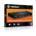 Trendnet TPE-1620WS 16-Port Gigabit Web Smart PoE+ Switch