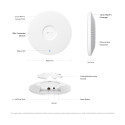 TP-Link BE9300 Ceiling Mount Tri-Band Wi-Fi 7 Access Point