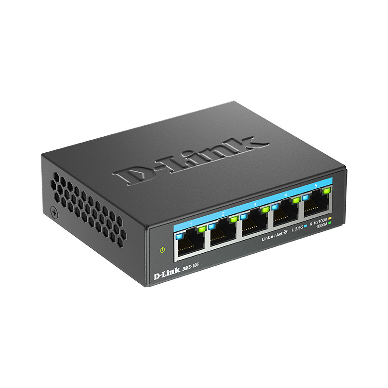 D-Link DMS-105 - 5-Port Multi-Gigabit Unmanaged Switch