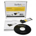 StarTech.com 1 Port ExpressCard Gigabit Laptop Ethernet NIC Network Adapter Card